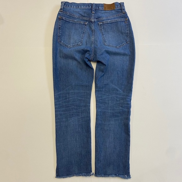 Madewell The Perfect Vintage Jean, Frayed/Raw Split Hem Style, 28 Waist, Blue - Picture 4 of 16